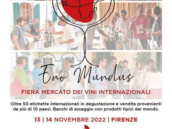 Il 13 e 14 novembre 2022 torna a Firenze&nbsp;ENOMUNDUS